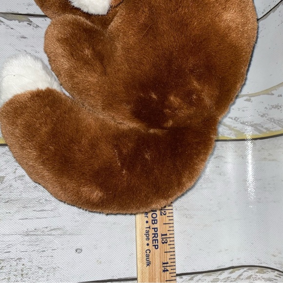 Vintage 24K Polar Puff SHY FOX Plush Toy Stuffed Animal RARE ‘89 Glass Eyes - Picture 12 of 13